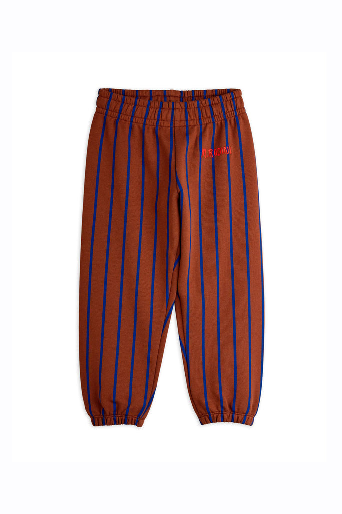 Vertical Stripe Sweatpants by Mini Rodini
