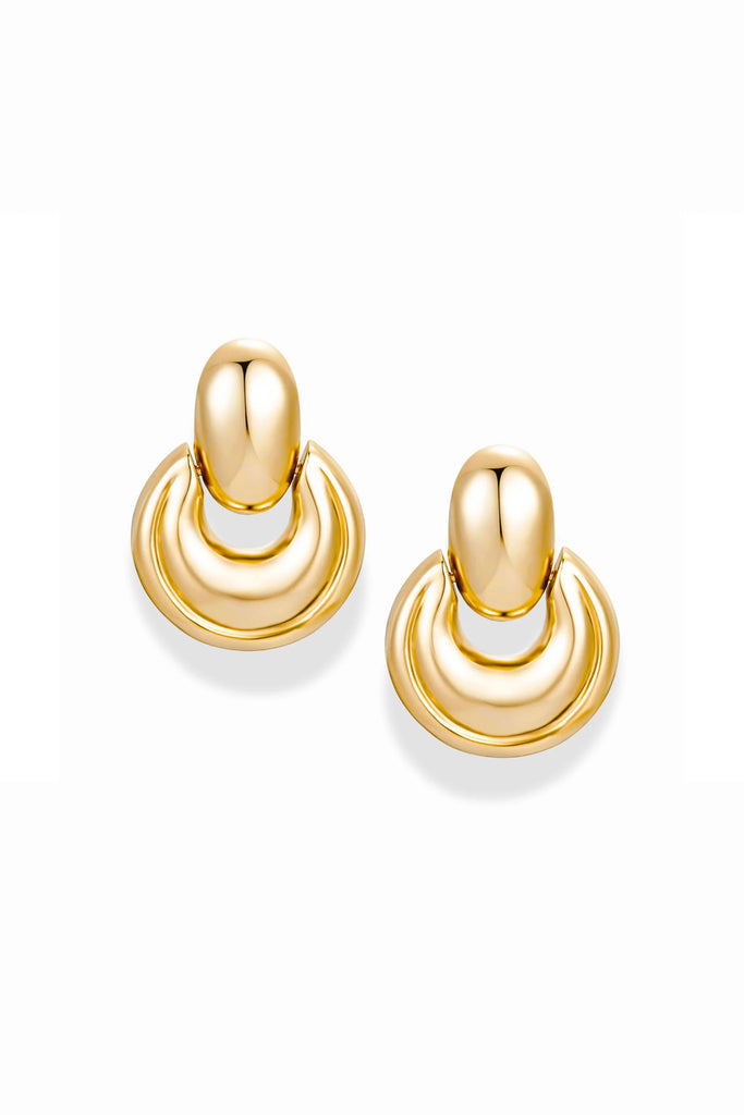 James Statement Earrings (Gold) by Mod + Jo