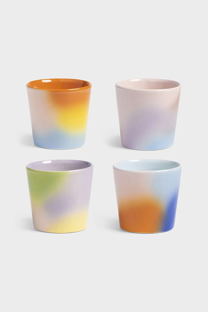 Multicolor Small Mugs (Set of 4)