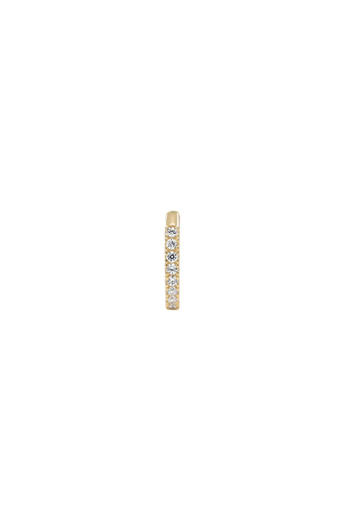 Pave Huggie (Single) by Ofina Jewelry