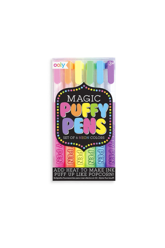 Magic Neon Puffy Pens by OOLY