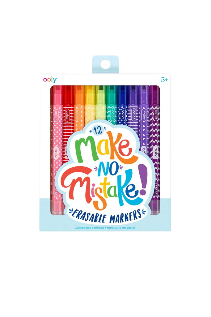 Make No Mistake Erasable Markers by OOLY