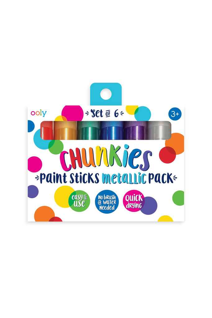Chunkies Paint Sticks Set (Metallic) by OOLY