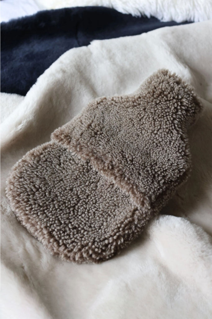 Hot Water Bottle Cover 2L (Taupe Brown) by Owen Barry