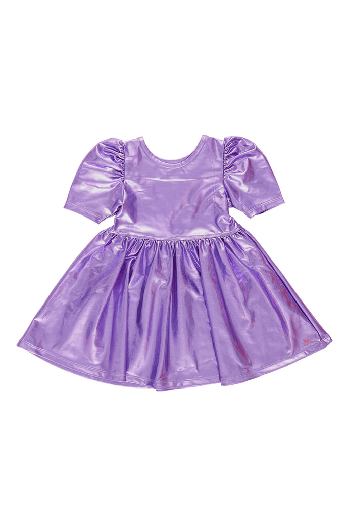 Lame Laurie Dress (Purple Sparkle) by Pink Chicken