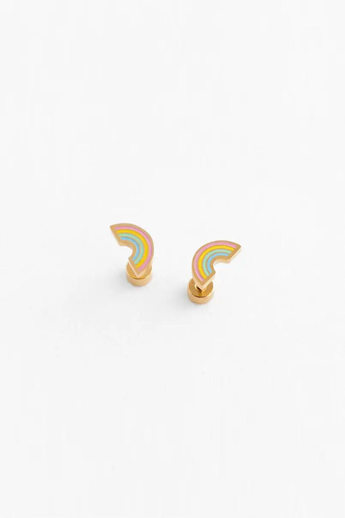 Pastel Rainbow Studs by Pip Pop Post
