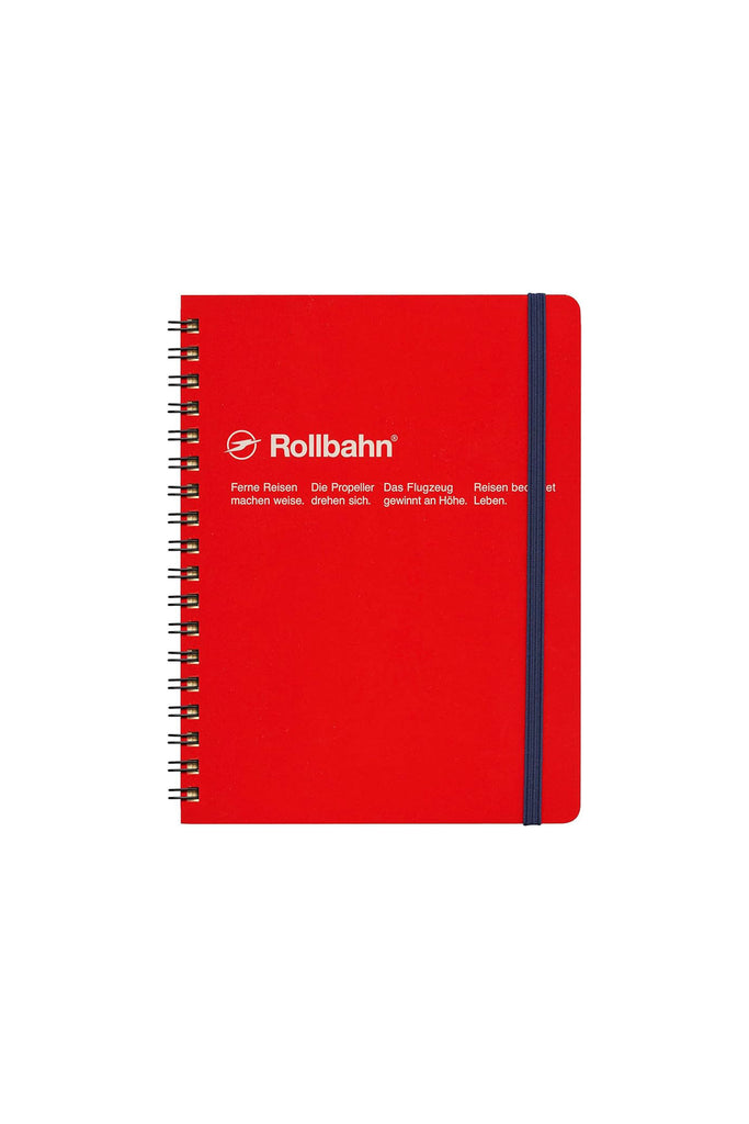 Pocket Memo Spiral Notebook (Red) by Rollbahn