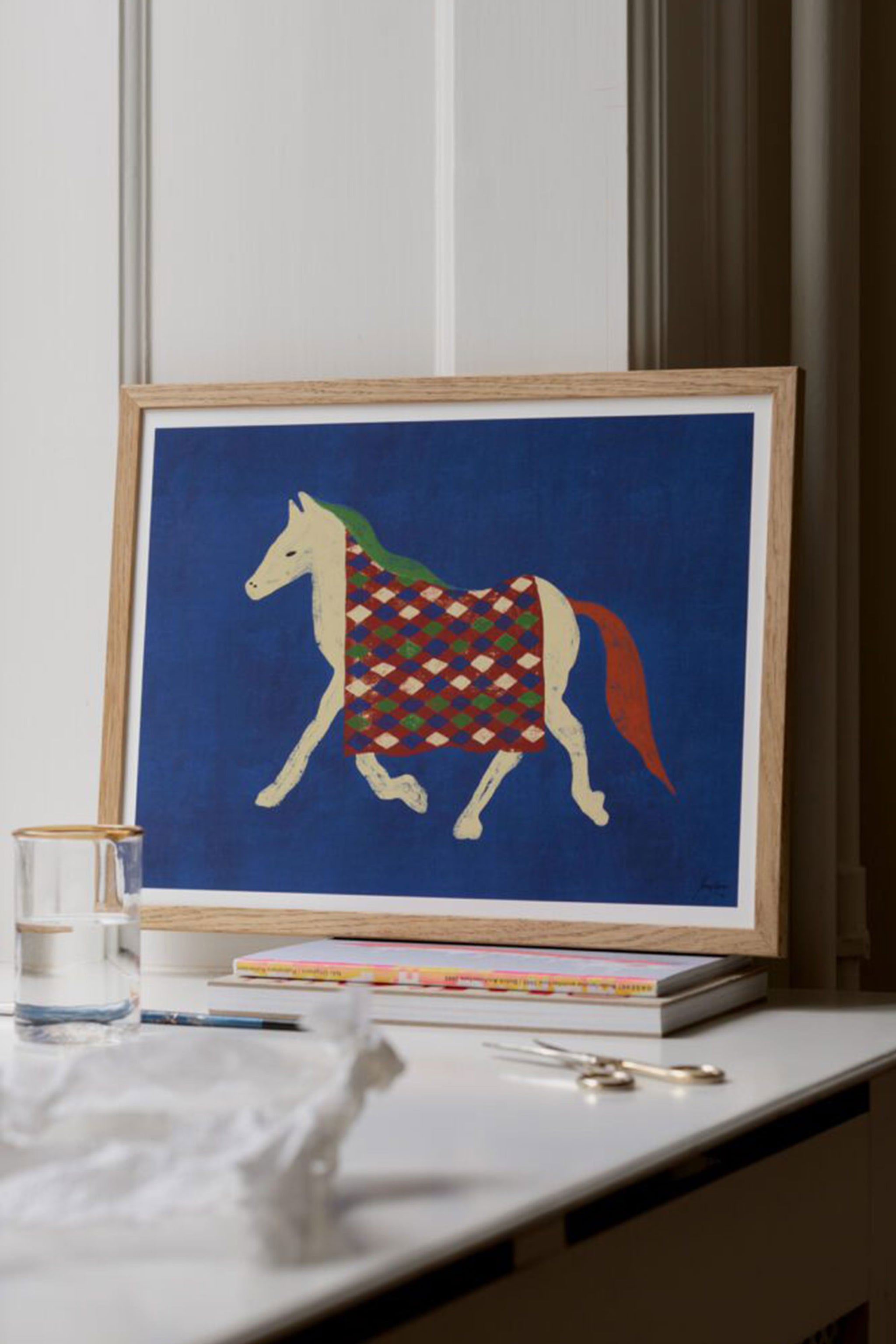 額装品/The Horse/トゥイヤ リンドストローム/ポスター/インテリア 額装品/The Horse/トゥイヤ リンドストローム/ポスター/インテリア