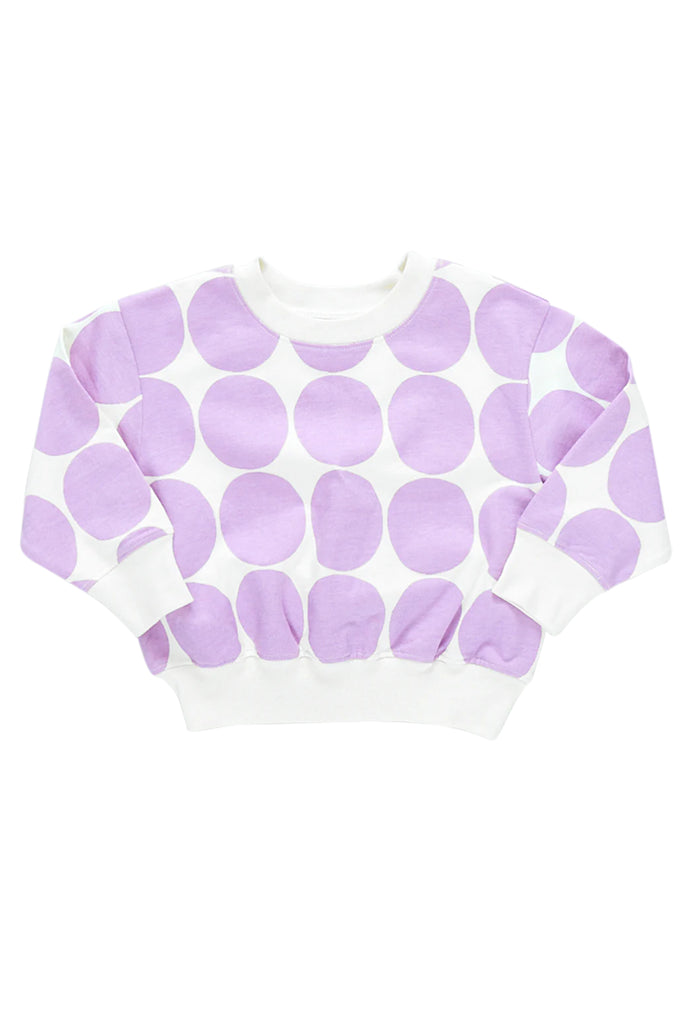 Sweatshirt (Lavender Dot)