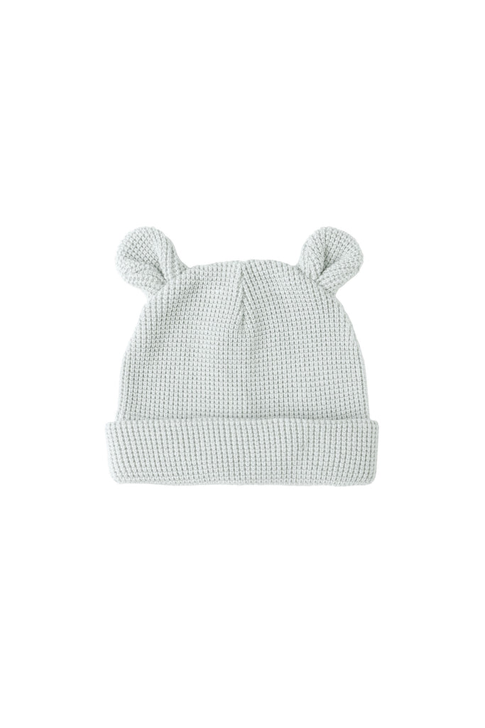 Baby Bear Beanie (Ice Blue) by Quincy Mae