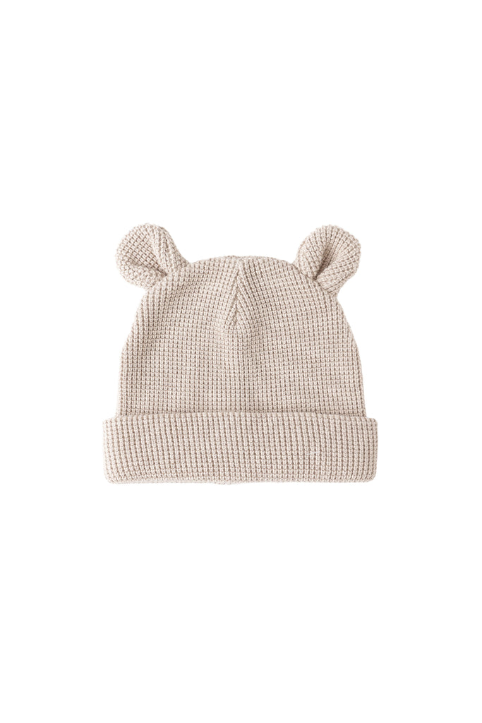 Baby Bear Beanie (Oat) by Quincy Mae