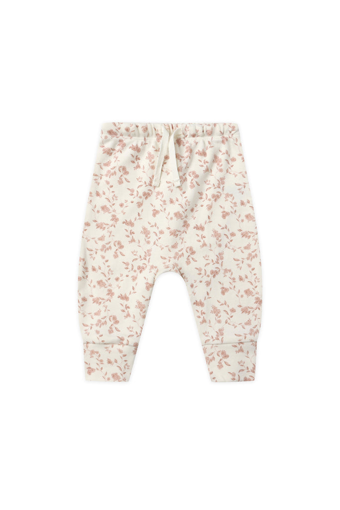 Drawstring Pant (French Garden) by Quincy Mae