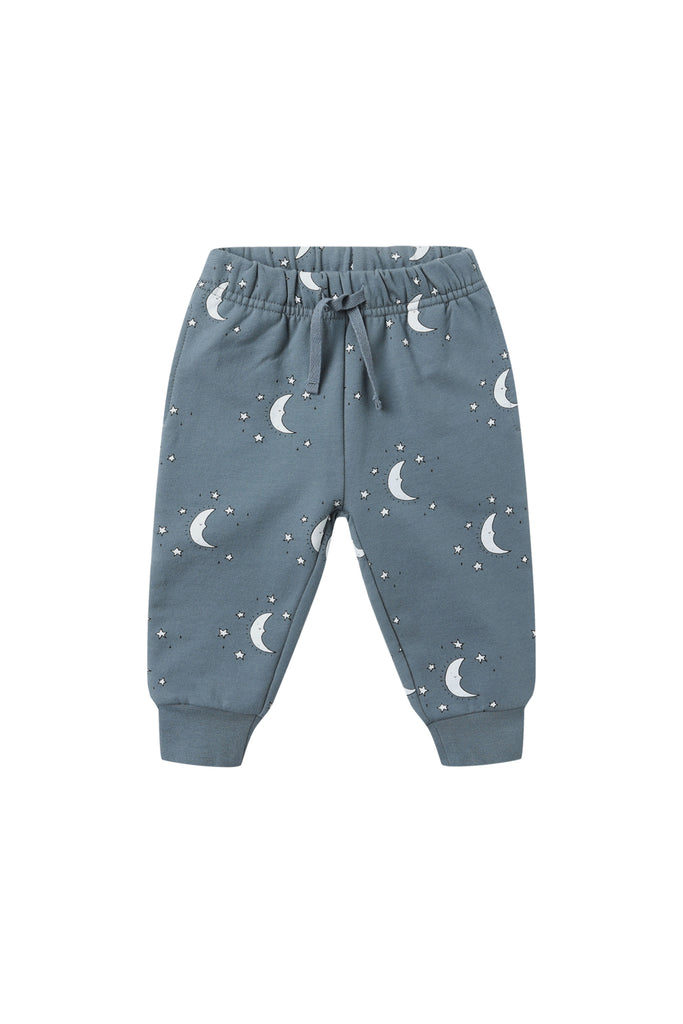 Relaxed Fleece Sweatpant (Silver Moons) by Quincy Mae