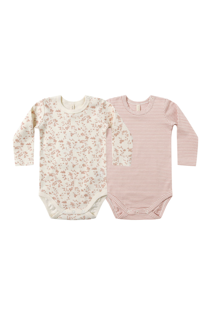 Jersey Bodysuit Set (French Garden) by Quincy Mae