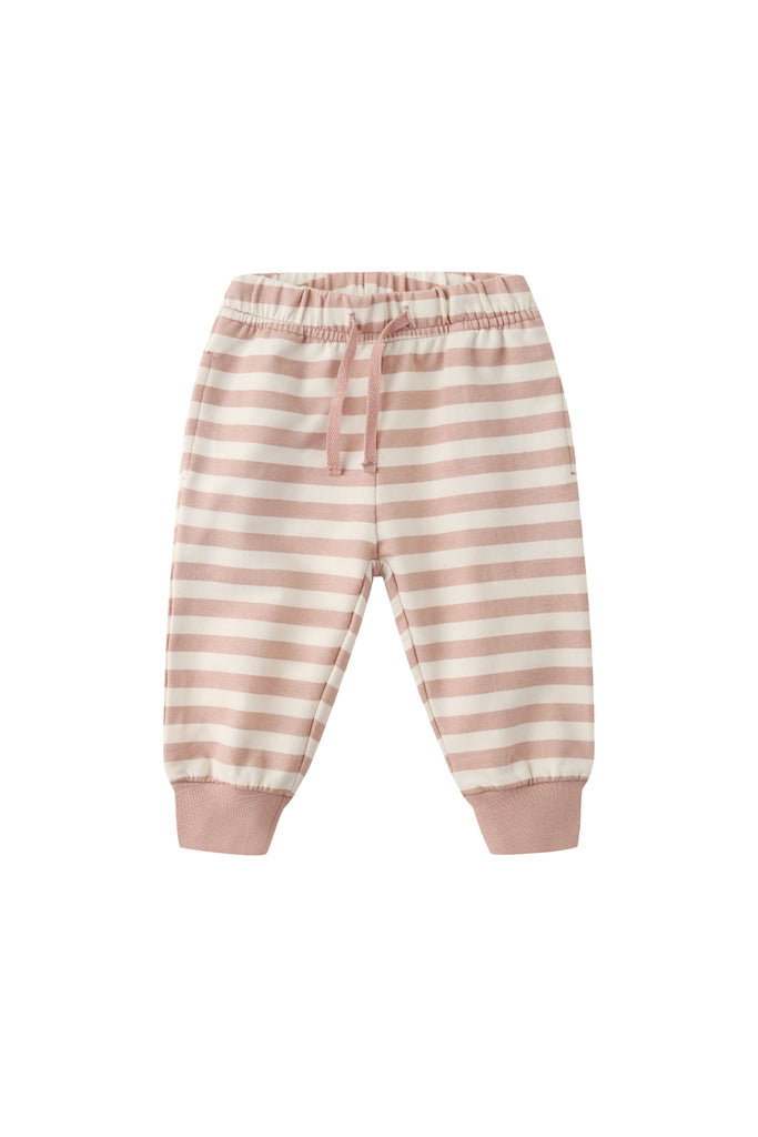 Relaxed Sweatpant (Pink Stripe) by Quincy Mae
