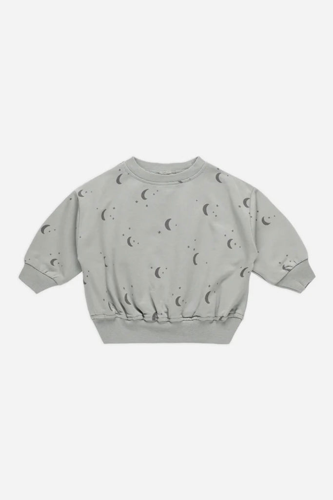 Relaxed Sweatshirt (Moon) size 3-6 m only by Quincy Mae