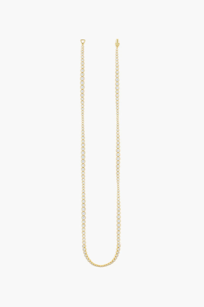 No.15031 Gradient Tennis Necklace (Gold) by RAGBAG