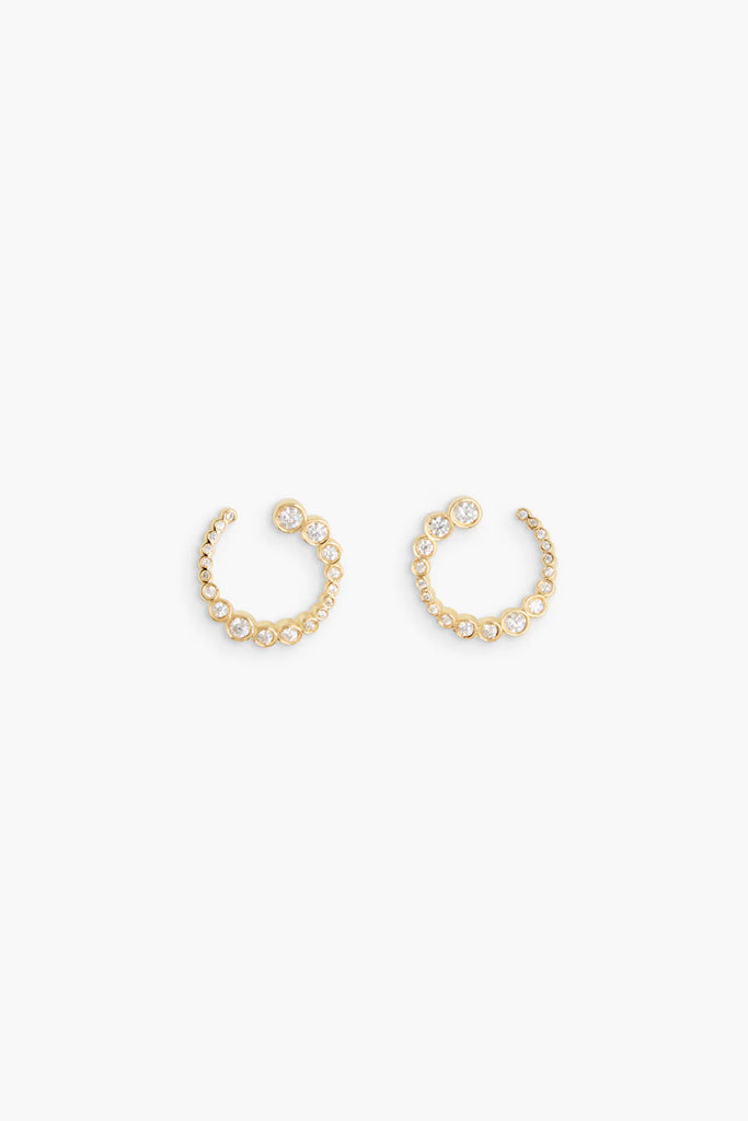 Odette Spiral Earrings (Gold) by RAGBAG