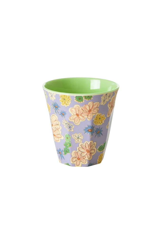 Medium Melamine Cup (Flowers) by RicebyRice