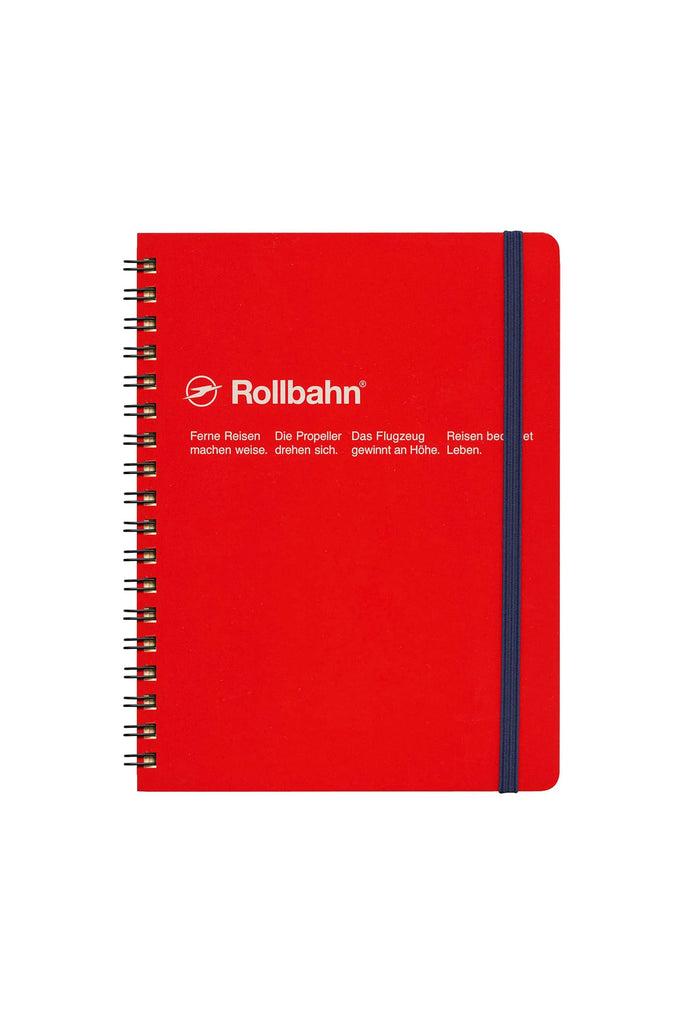 Large Spiral Notebook (Red) by Rollbahn