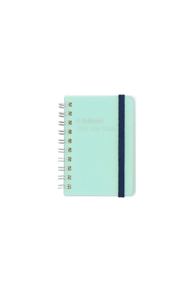 Mini Spiral Notebook (Clear Blue) by Rollbahn