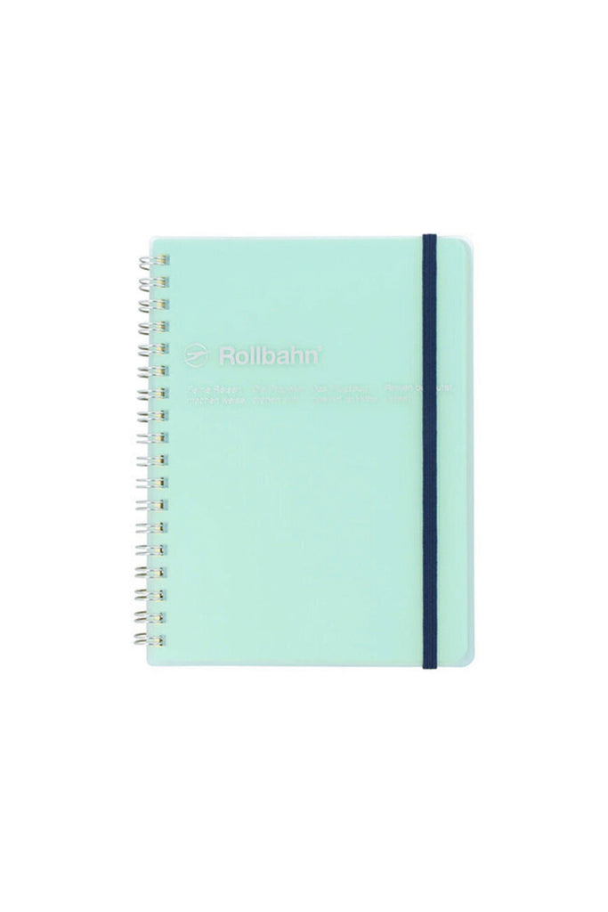 Pocket Memo Spiral Notebook (Clear Blue) by Rollbahn