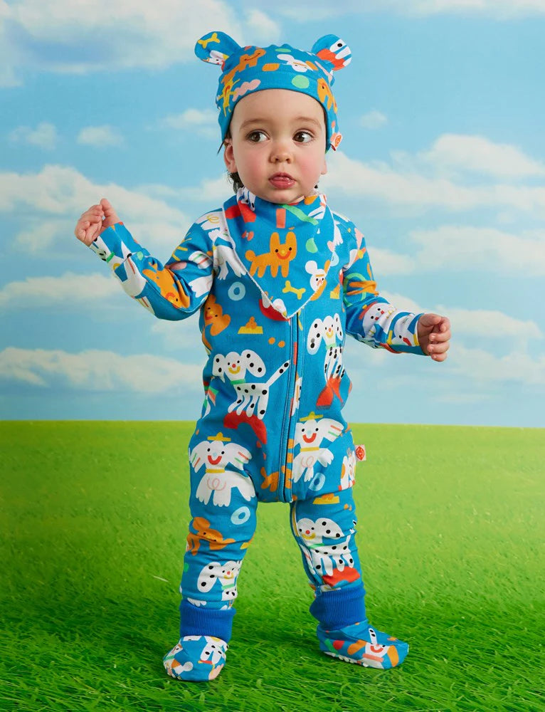 Puppy Park Long Sleeve Romper by Halcyon Nights