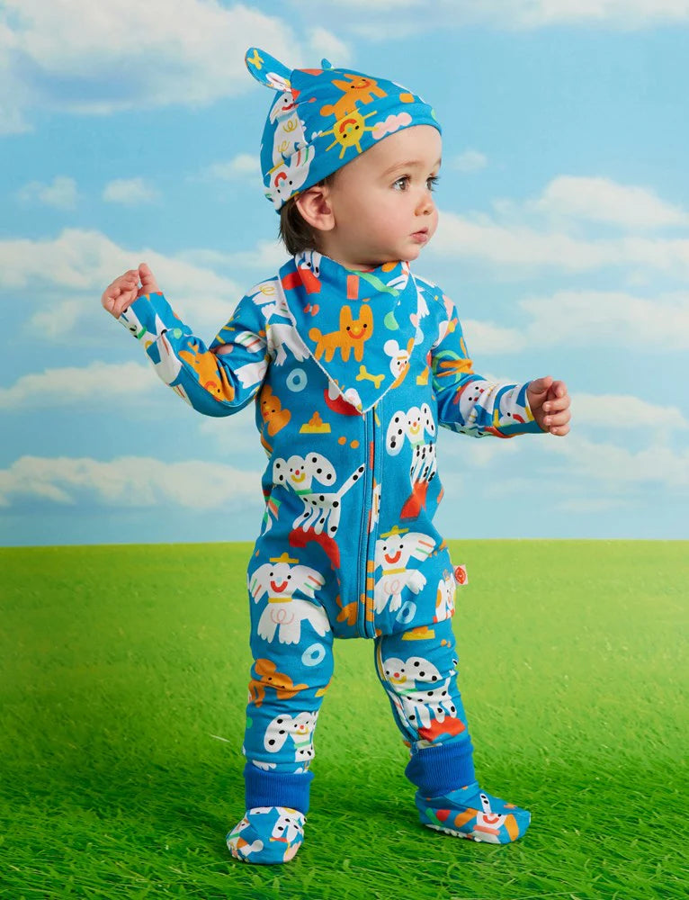 Puppy Park Long Sleeve Romper by Halcyon Nights