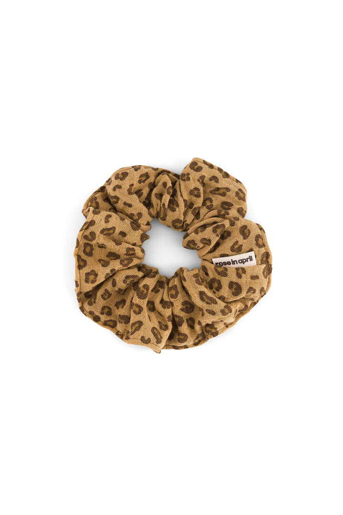 Leopard Scrunchie (Coffee) by Rose in April