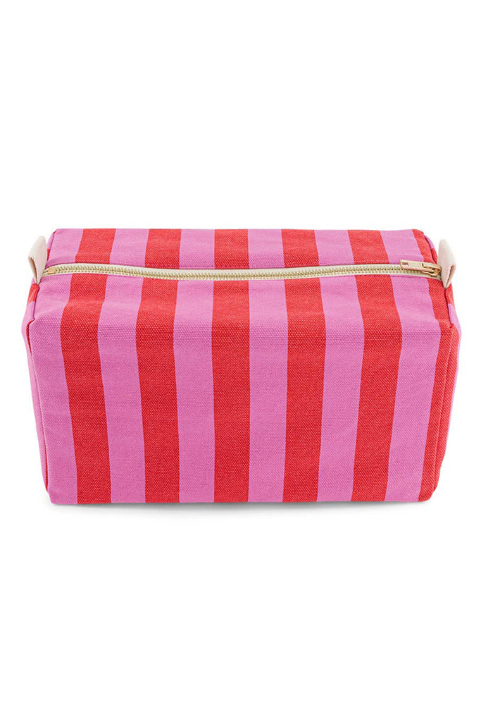 Stripes Toiletry Bag (Orchid/Tomato) by Rose in April