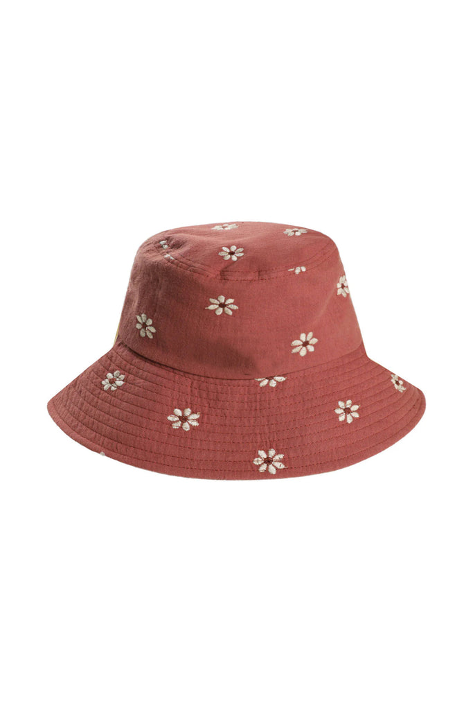 Bucket Hat (Embroidered Daisy) by Rylee + Cru