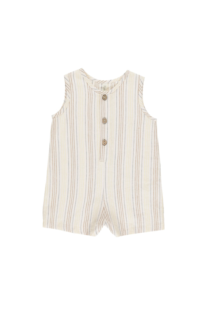 Maverick Romper (Summer Stripe) by Rylee + Cru