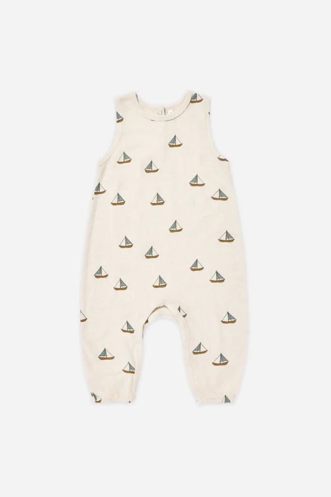 Mills Jumpsuit (Sailboats) by Rylee + Cru
