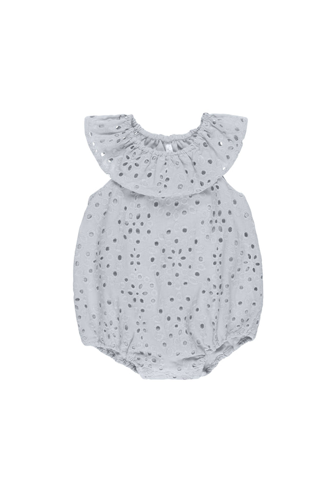 Myla Romper (Light Blue) by Rylee + Cru