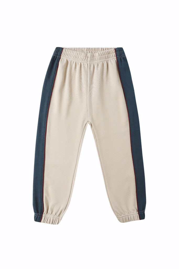 Paneled Sweatpants (Stone) by Rylee + Cru