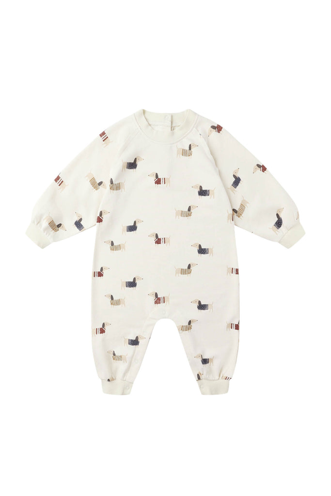 Raglan Jumpsuit (Dachshund) by Rylee + Cru
