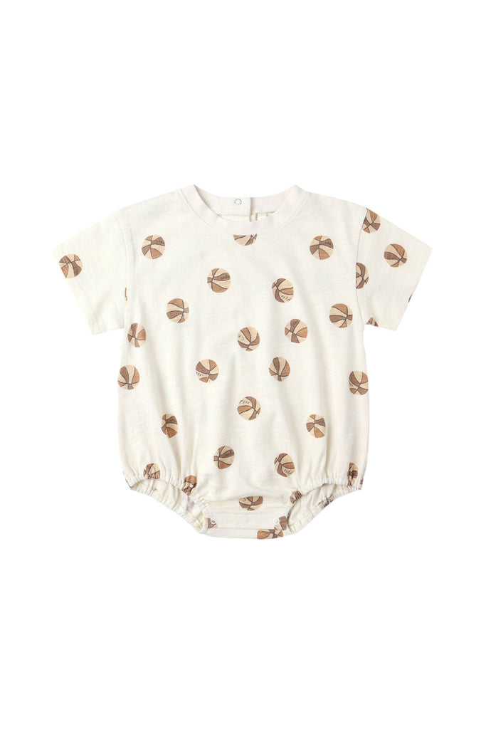 Relaxed Bubble Romper (Basketball) by Rylee + Cru