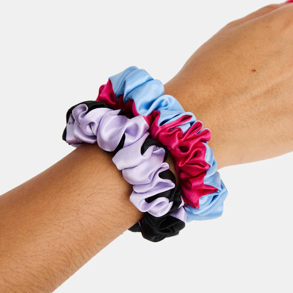 Silk Scrunchies Pack (Medium Jester) by The Yo Store