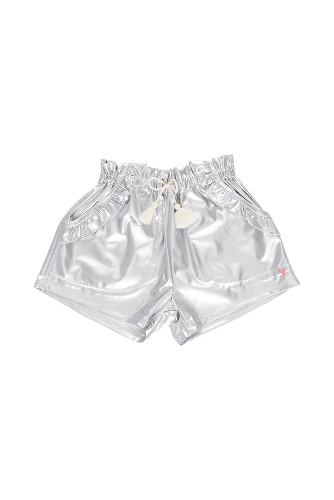 Lame Theodore Shorts (Silver)