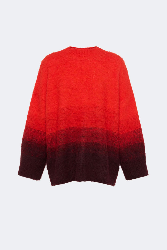 Leith Ombre Sweater (Coral) by Simon Miller
