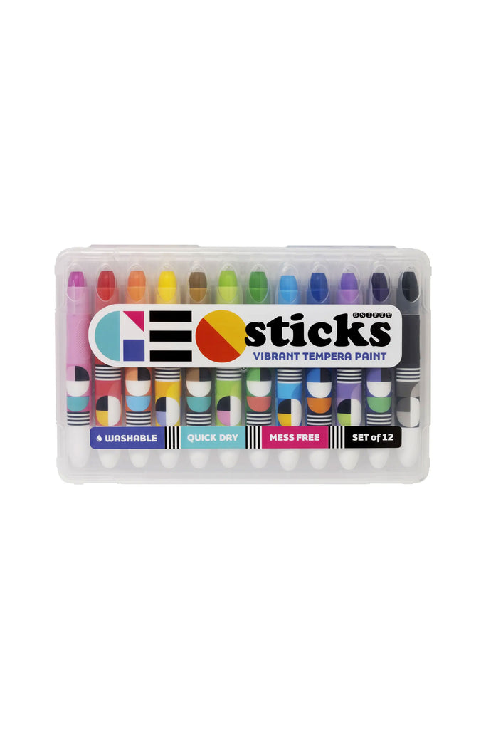 Geo Sticks Vibrant Tempera Paint Set by Snifty