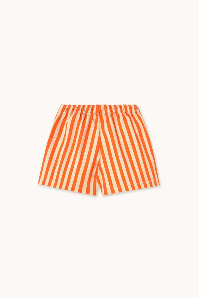 Stripes Red Shorts (Kids) by Tiny Cottons