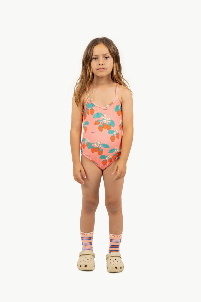 Strawberries Swimsuit (Kids) by Tiny Cottons