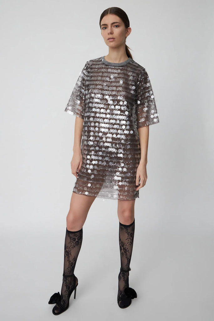 Sheer Sequins Dress by Stella Nova