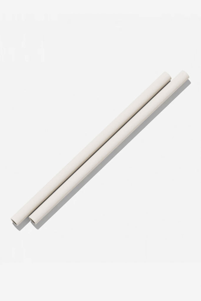 Silicone Straws 2 Pack (Stone)