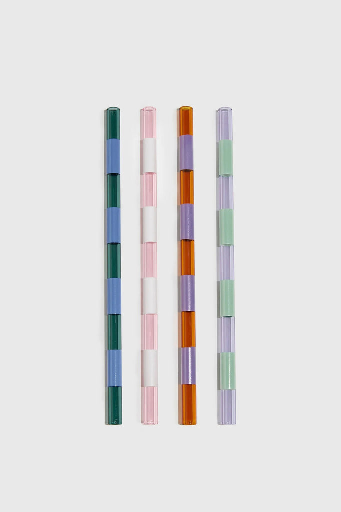 Striped Straws (Set of 4)