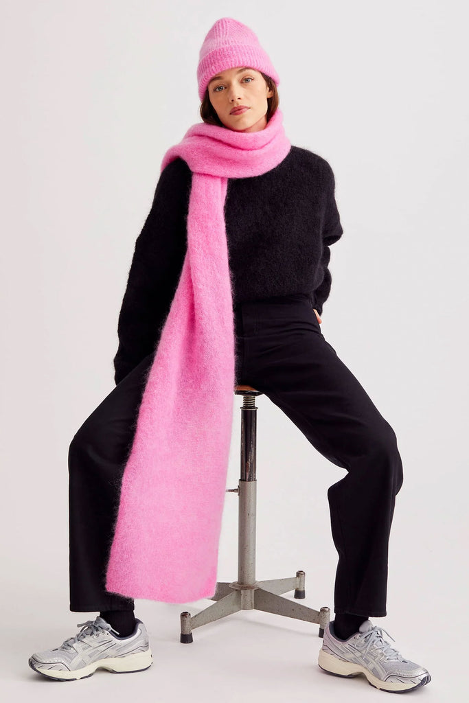 Donna Mohair Scarf (Pink) by surprise