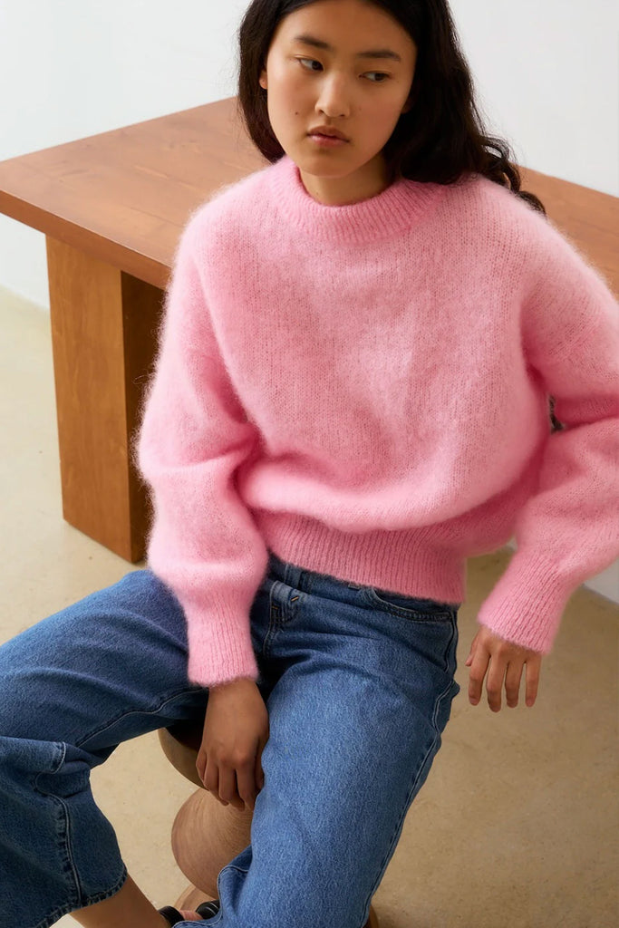 Jane Mohair Sweater (Light Pink) by surprise