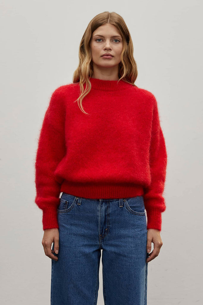Jane Mohair Sweater (Red) by surprise