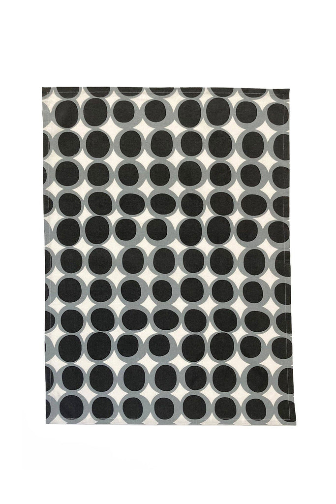 Tea Towel Set (Egg Black/Grey) by The Yo Store